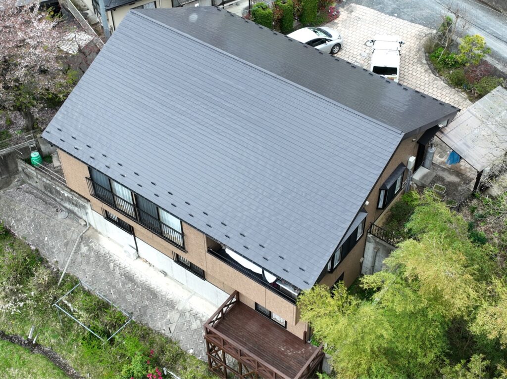 【一関市】青葉建設のお家で遮熱塗装工事をしました。