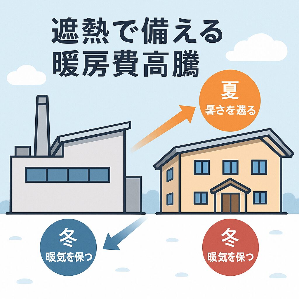 暖房費の高騰に備える。遮熱でできる“省エネ対策”