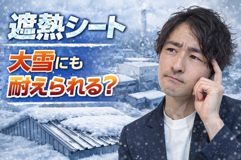 遮熱シート×豪雪地帯　耐久性は問題ないのか？