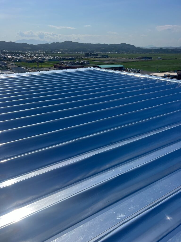 【宮城県】工場の暑熱対策にサーモバリアスカイ工法を施工しました。